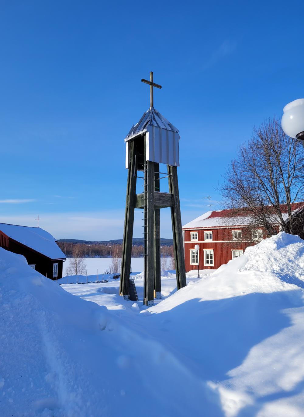 Ursprungligt klocktorn i tavelsjö