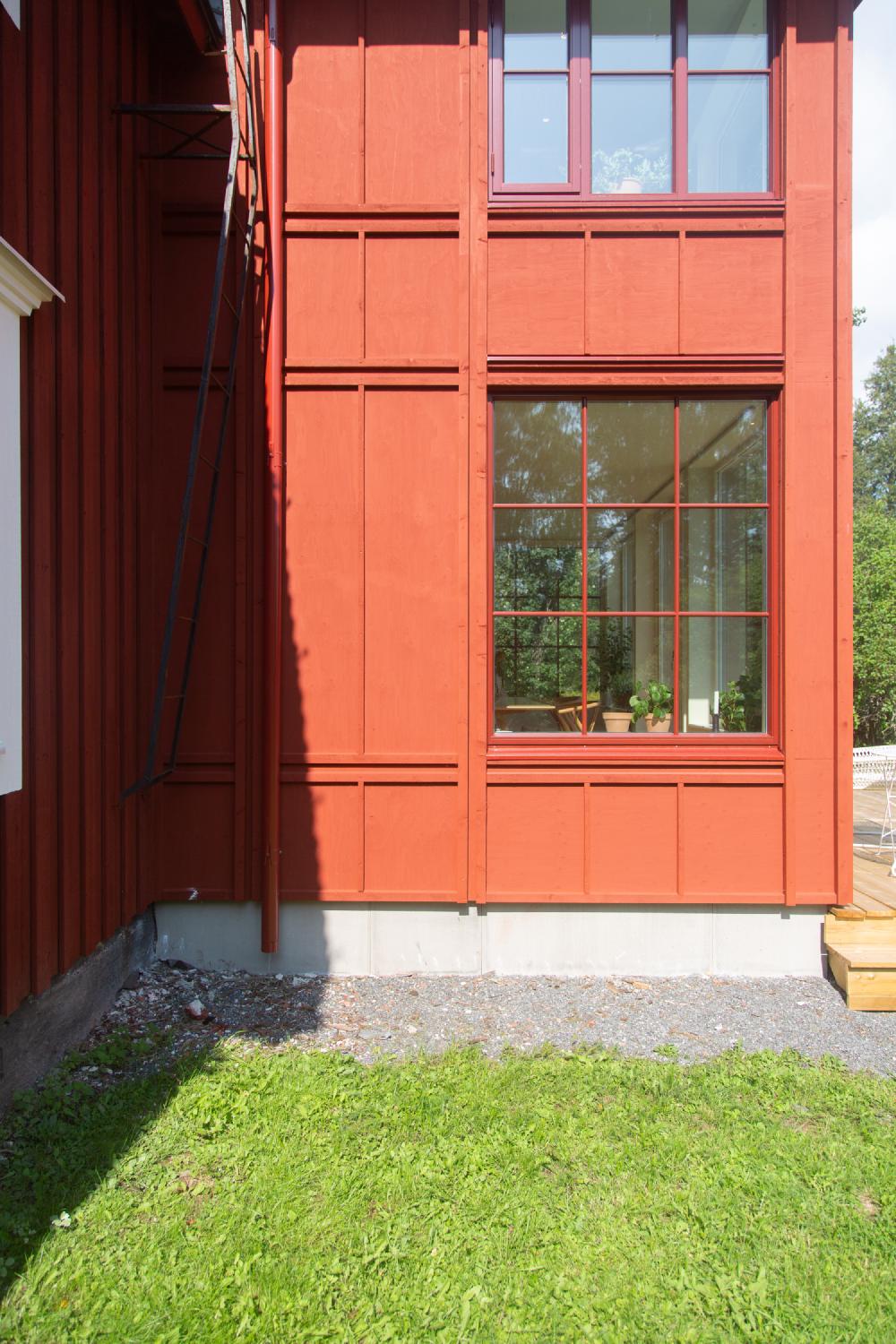 Tillbyggnad av veranda på Ön