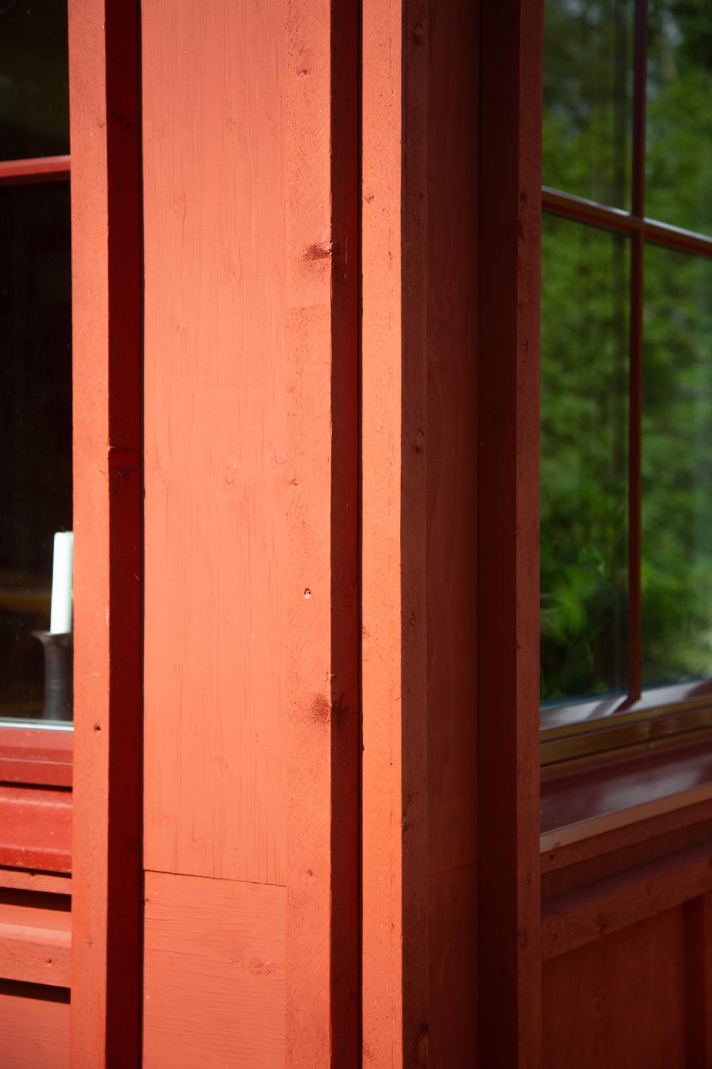 Tillbyggnad av veranda på Ön