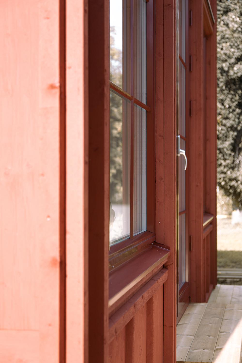 Tillbyggnad av veranda på Ön