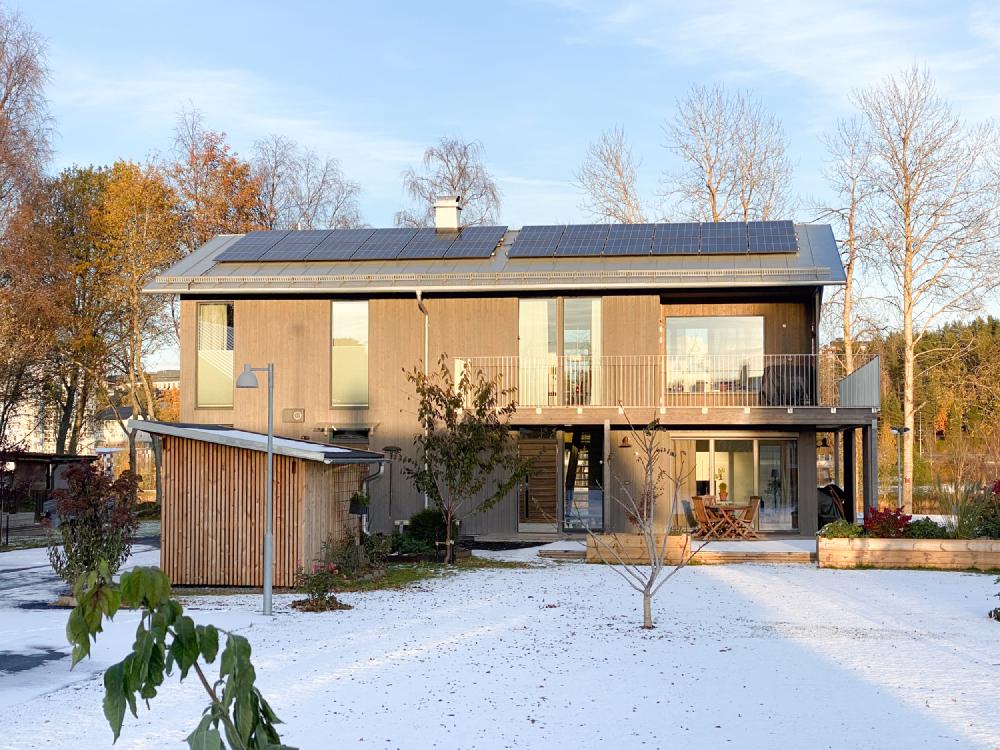 Villa på Ön ritad av Albin Arkitektur