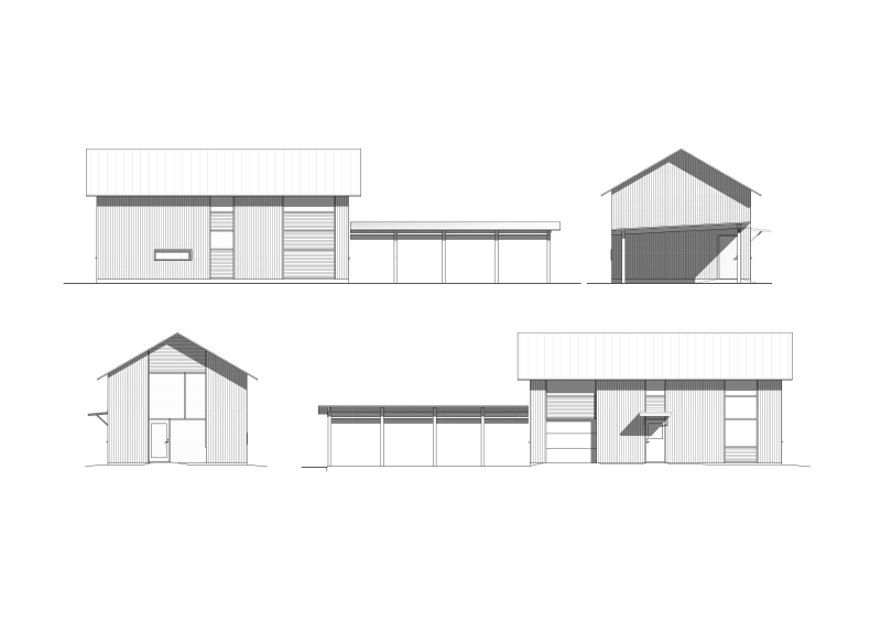 FASADER KOMPLEMENTSBYGGNAD